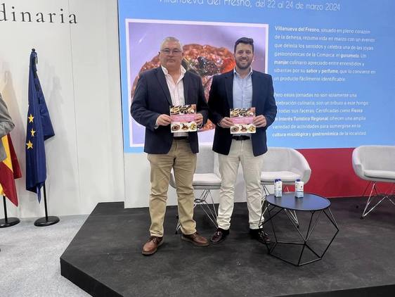 La Mancomunidad de Olivenza presentó la revista gastronómica de la Comarca en Fitur