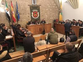 Vista del Salón de Plenos en la sesión de febrero.