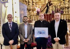 Presentación del cupón dedicado al Patrón de Olivenza.