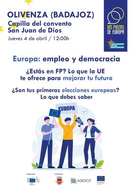 Aderco organiza un encuentro con jóvenes en torno al empleo europeo