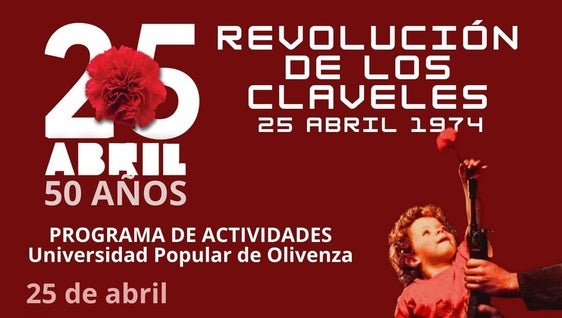Olivenza celebra el 50º aniversario de la Revolución de los Claveles de Portugal