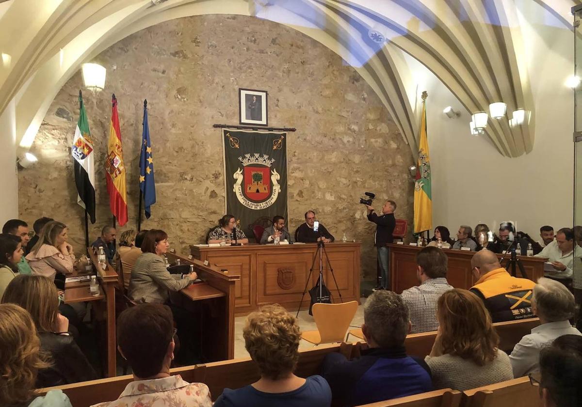 Asistentes al pleno ordinario de abril.