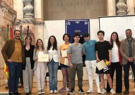Premiados en la última edición del certamen literario.