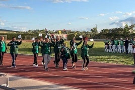 Los deportistas de Plena Inclusión en Llerena.