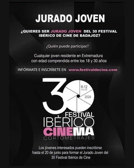 Abierto el plazo para ser Jurado Joven en el Festival Ibérico de Cine con sede en Olivenza