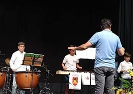 Una de las actuaciones de la clausura de la Escuela de Música.
