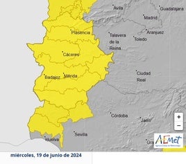 La ciudad estará en Alerta Amarilla por lluvias y tormentas