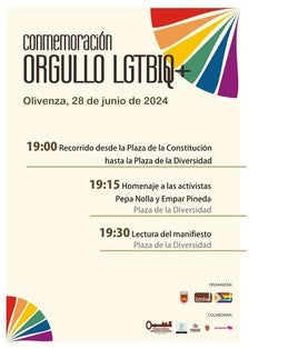Olivenza homenajeará a Pepa Nolla y Empar Pineda, por el Día del Orgullo Lgbtiq+