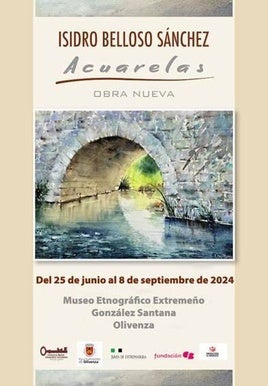 Isidro Belloso, expone 'Acuarelas. Obra nueva' en el Meegs