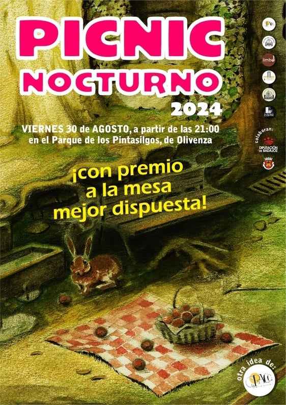 El parque de Pintasilgos acogerá un picnic nocturno con premio para la mejor mesa