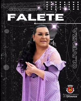 Falete dará un concierto en el Paseo Chico de Olivenza