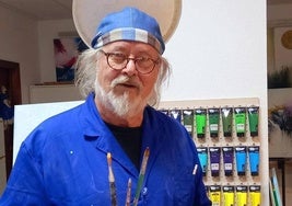 Kim Soler en su estudio.