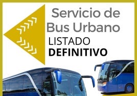 El Servicio de Bus Urbano ya cuenta con el listado definitivo de usuarios
