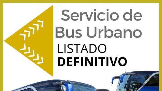 El Servicio de Bus Urbano ya cuenta con el listado definitivo de usuarios