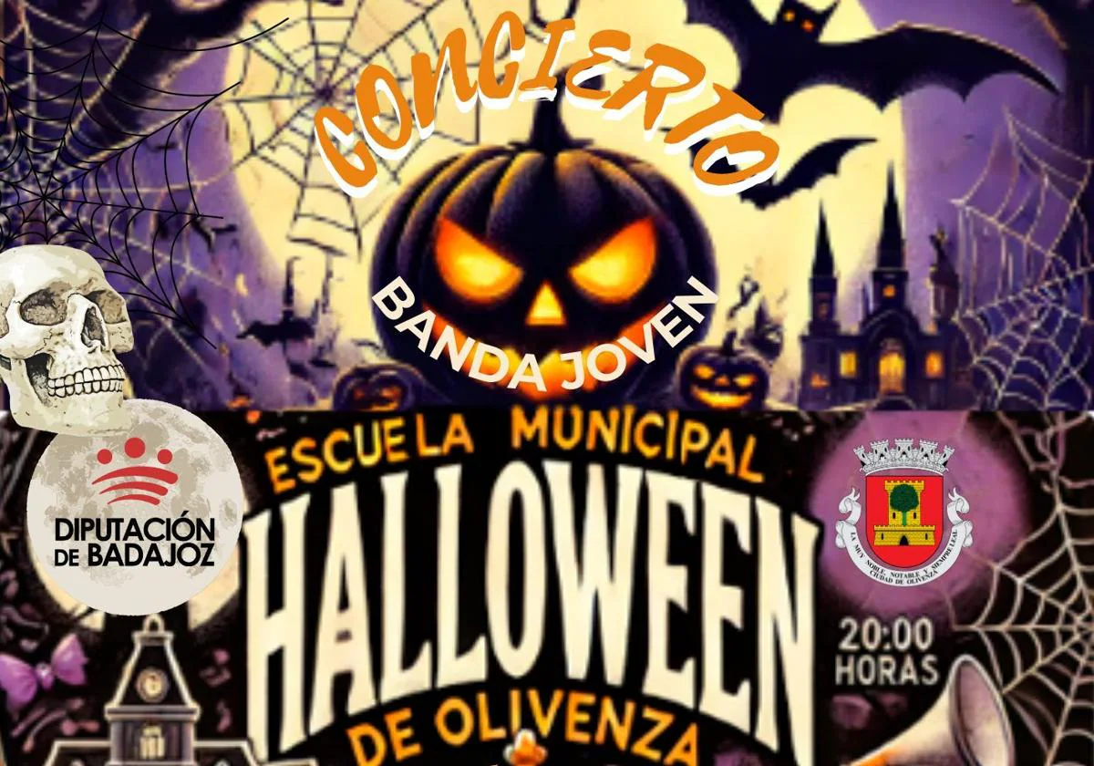 La Banda Joven de la Escuela Municipal de Música ofrecerá un concierto de Halloween