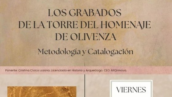 Cristina Cívico hará una charla sobre 'Los grabados de la Torre del Homenaje'