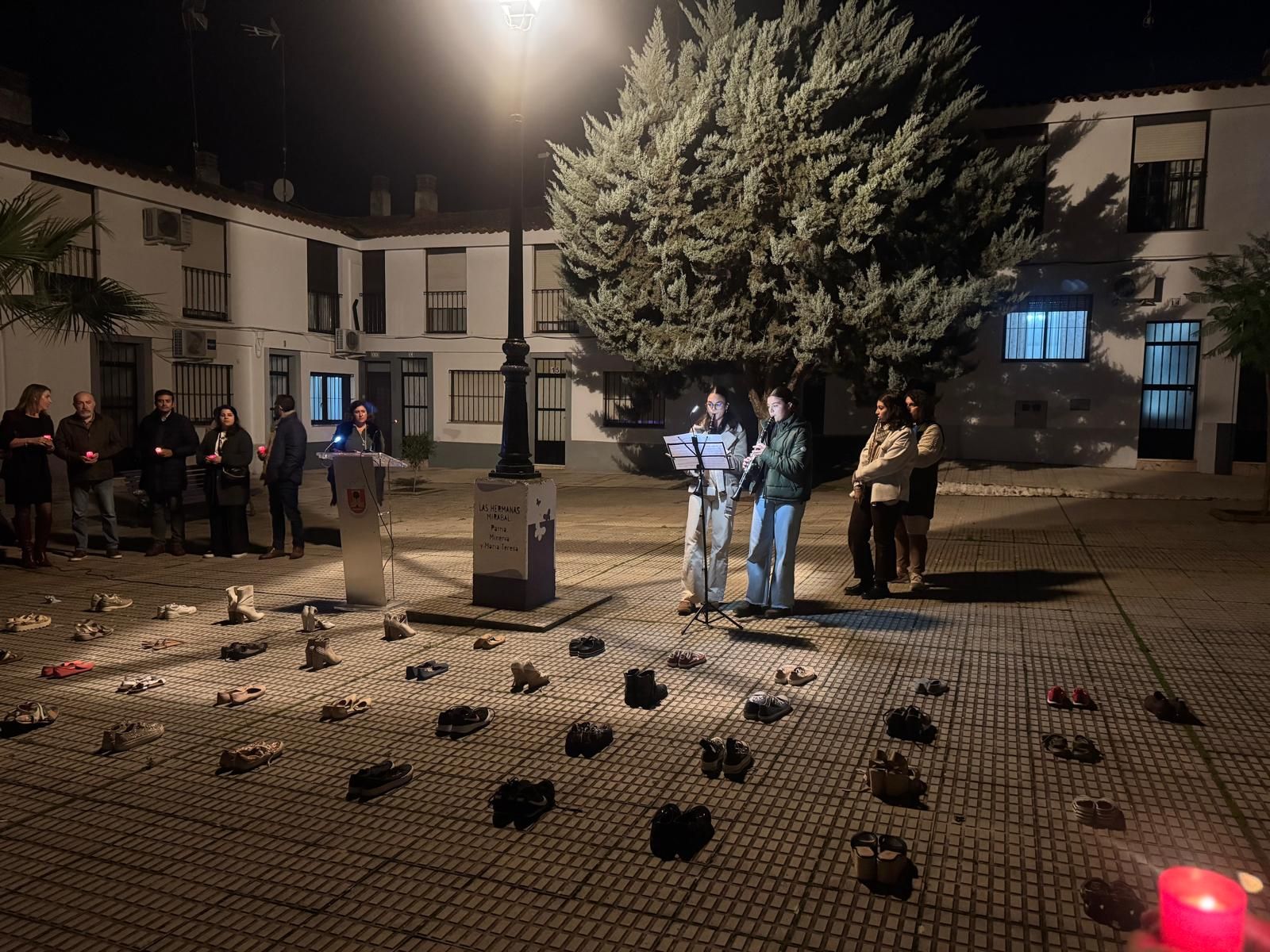 Olivenza homenajea en el 25N a las hermanas dominicanas Mirabal asesinadas en 1960