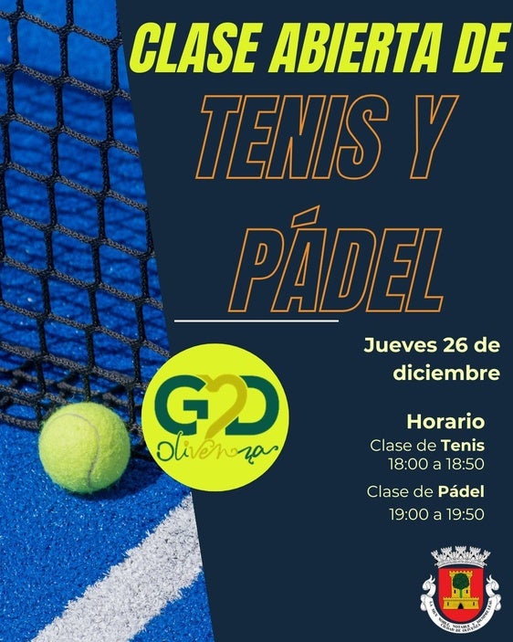 La GMD, en las modalidades de Tenis y Pádel, organiza una jornada de puertas abiertas