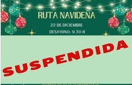 La Asociación Parroquial infantil 'La Burriquita' suspende la ruta navideña por poca participación