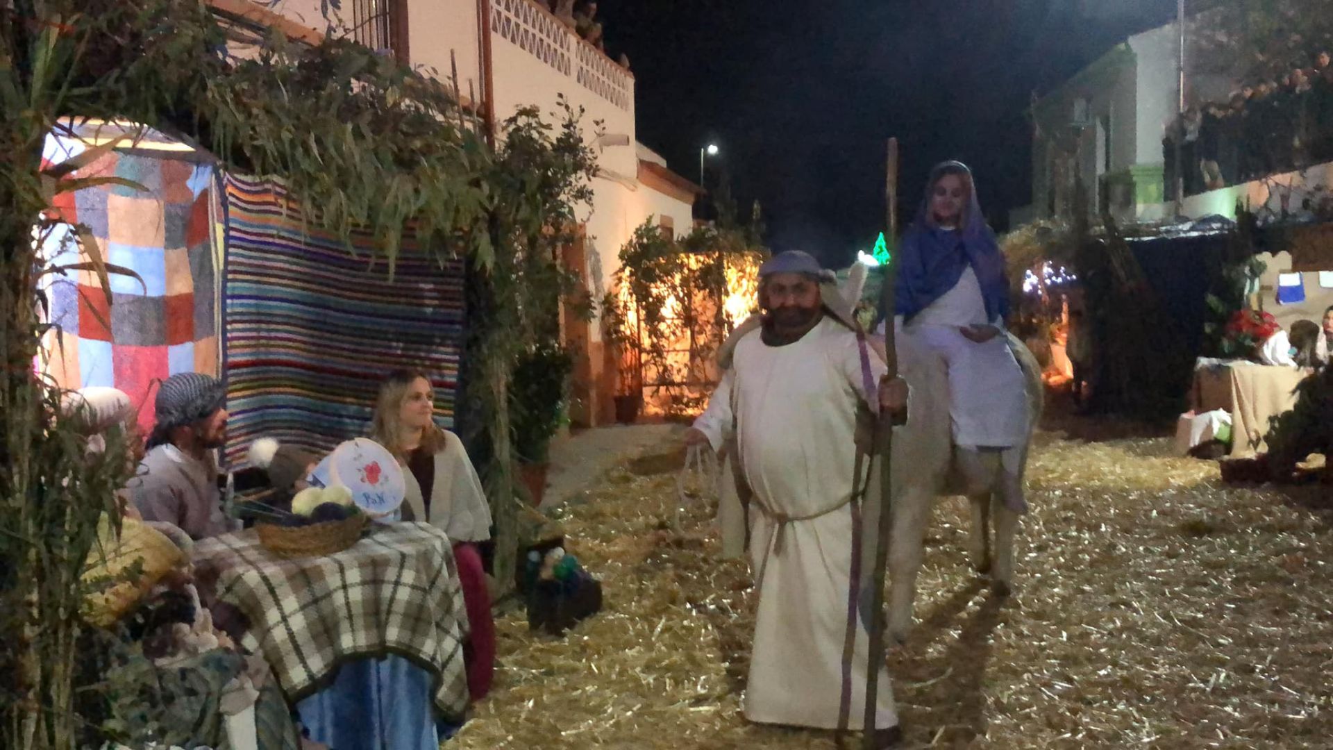 El Portal de Belén cobró vida en Olivenza y en San Benito