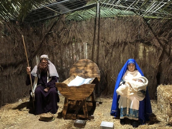 El Portal de Belén cobró vida en Olivenza y en San Benito