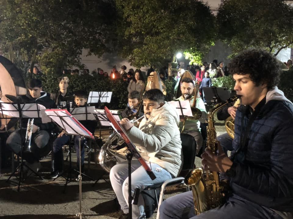 El Portal de Belén cobró vida en Olivenza y en San Benito