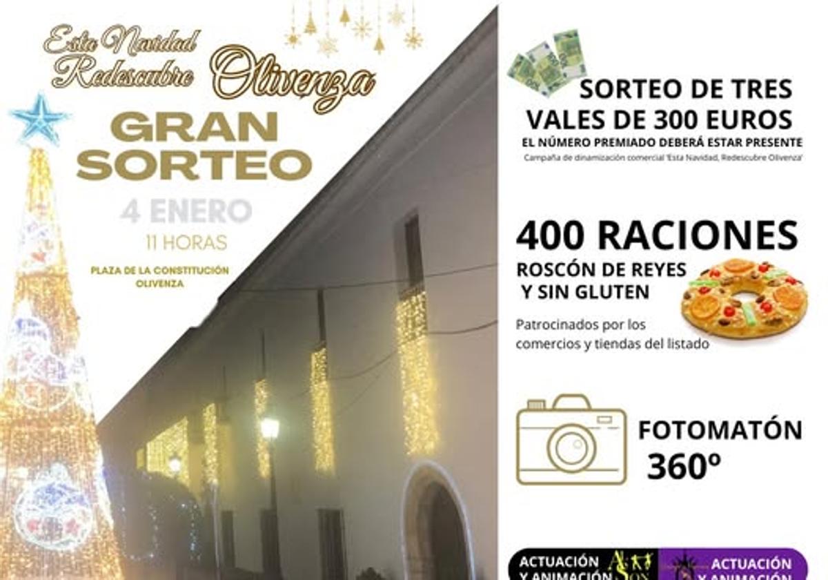 El sorteo de los vales de la campaña navideña incluirá roscón de reyes, fotomatón y animación