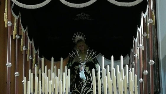 Comienzan los ensayos para los costaleros de la Virgen de los Dolores