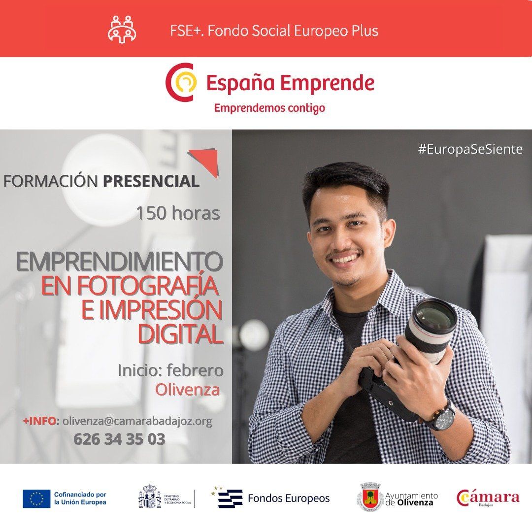 La UPO oferta el curso 'Emprendimiento en Fotografía e Impresión Digital'