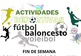 La agenda deportiva del fin de semana trae voleibol, baloncesto y fútbol