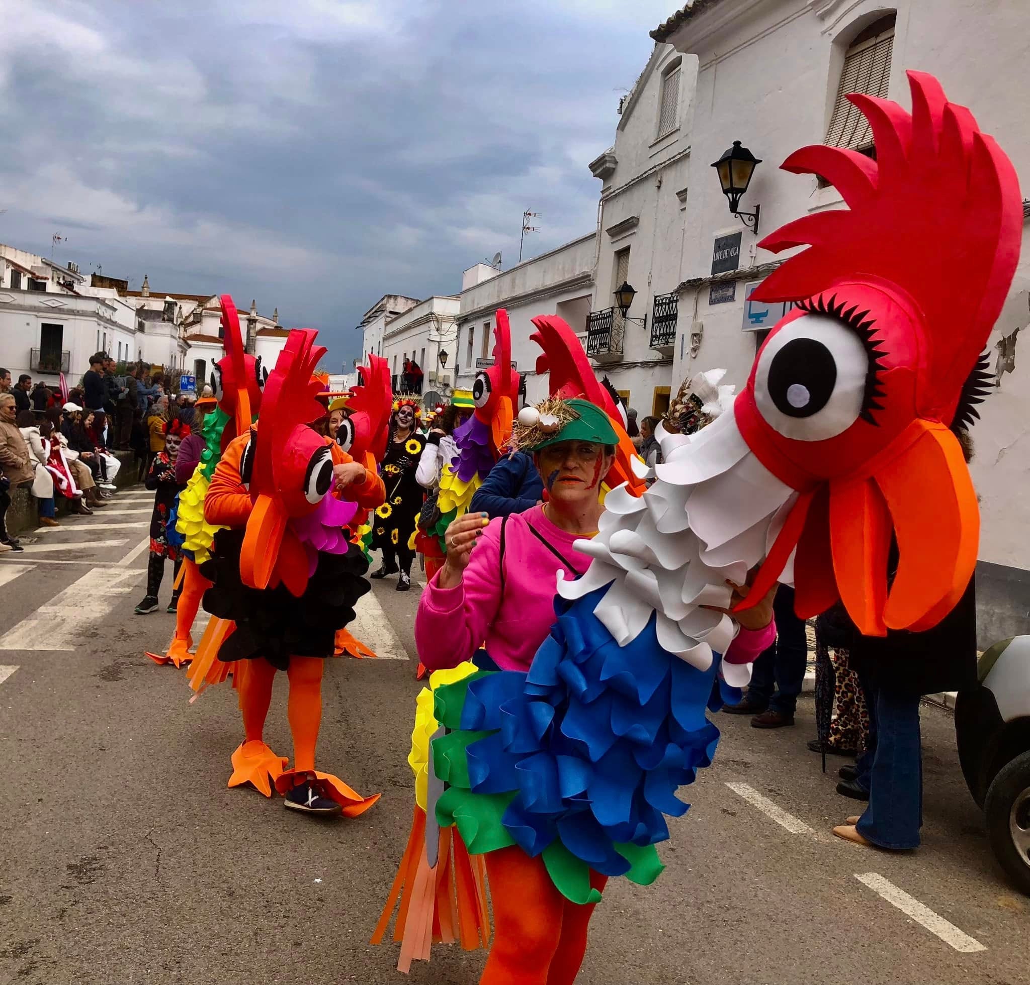 El mal tiempo no consiguió disminuir las ganas de carnaval de los oliventinos