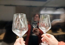 Grabación laser realizada en el Cit Lab de OLivenza.