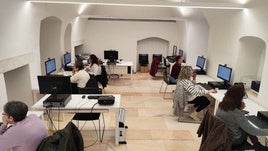 Asisitentes al último taller impartido del Espacio Digital.