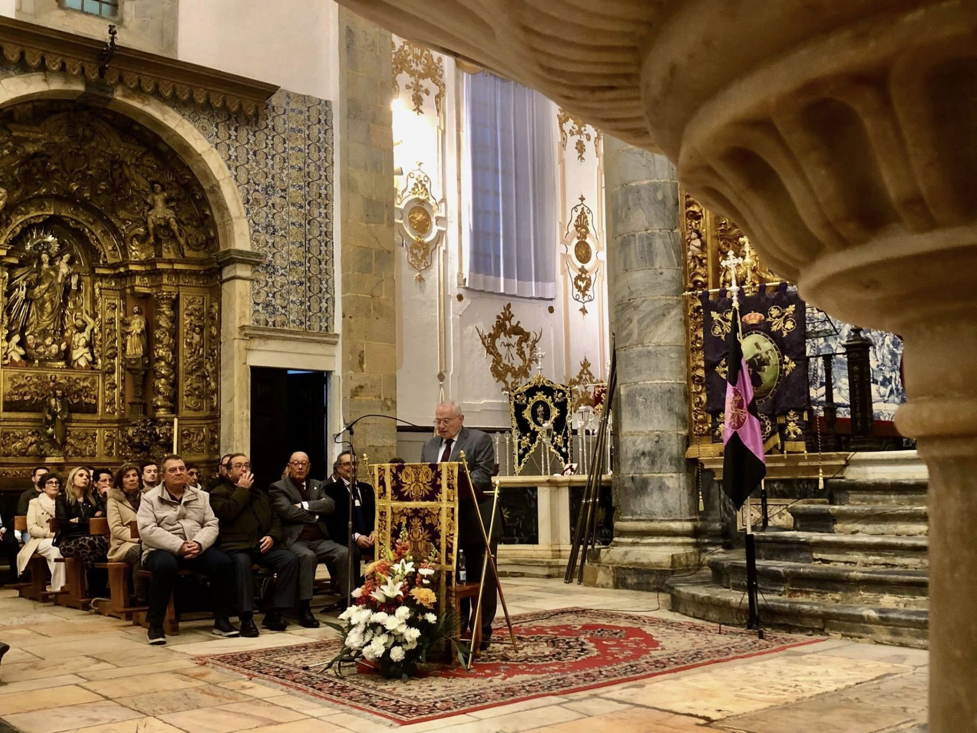 José M. Rodríguez, realizó un sentido recorrido por la historia de la Semana Santa oliventina en su pregón
