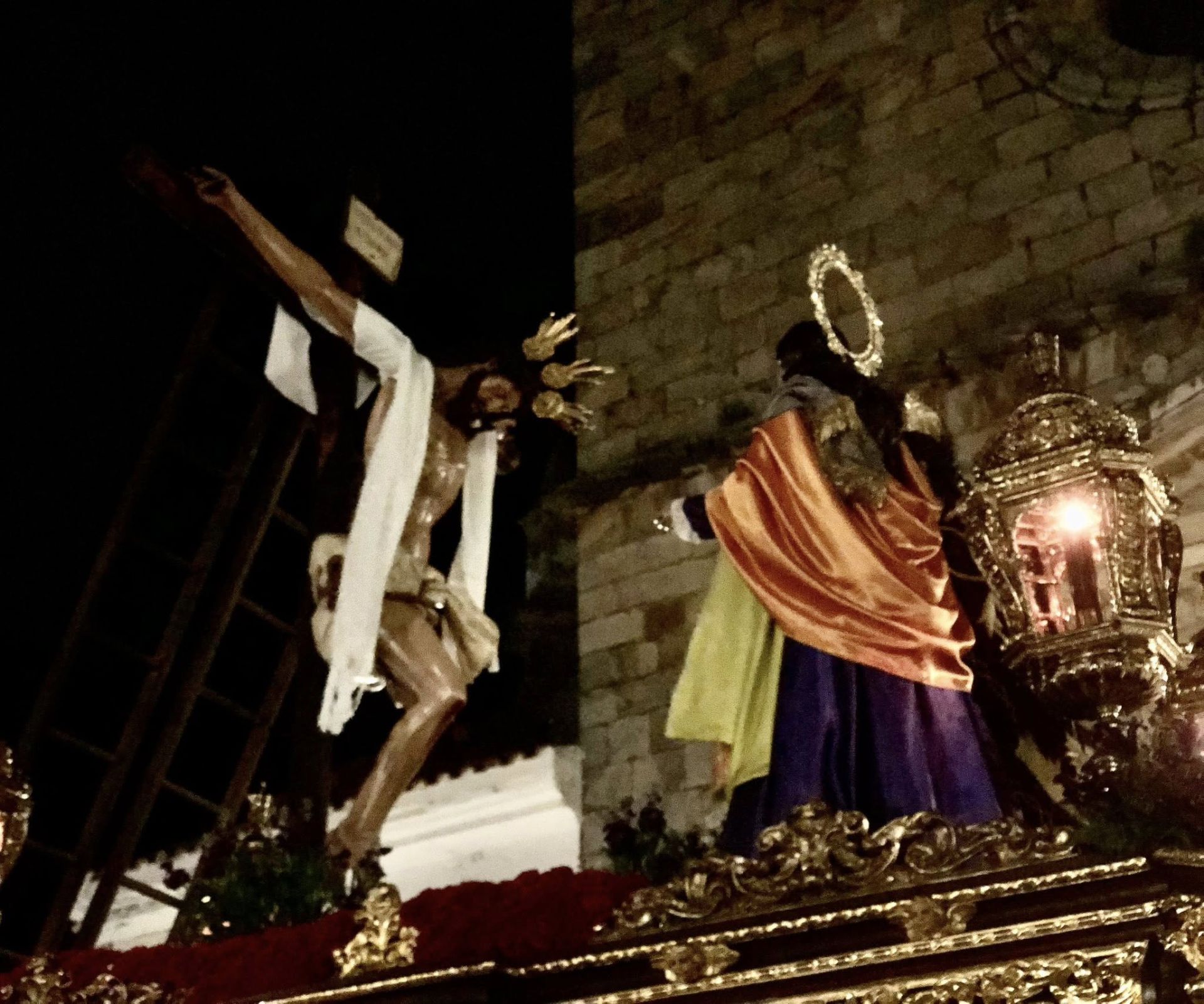 El descendimiento de Cristo marcó el jueves Santo