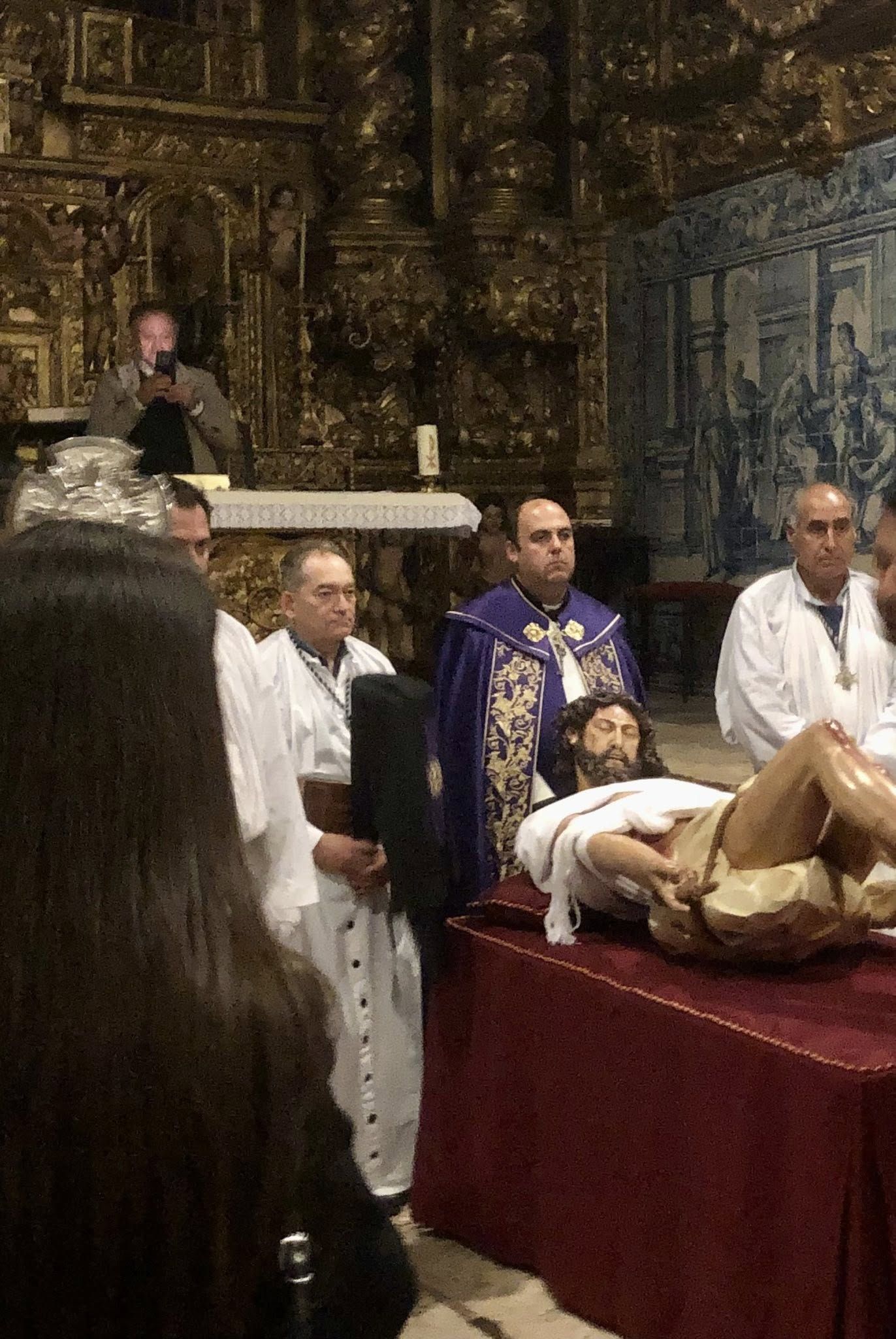 El descendimiento de Cristo marcó el jueves Santo