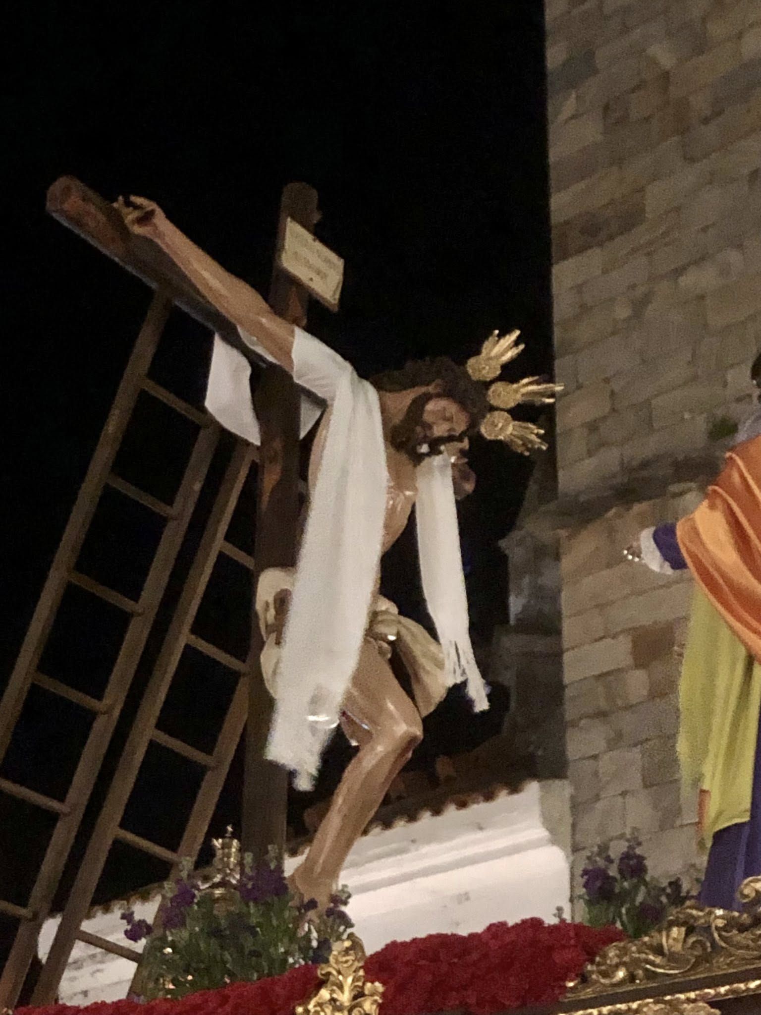 El descendimiento de Cristo marcó el jueves Santo