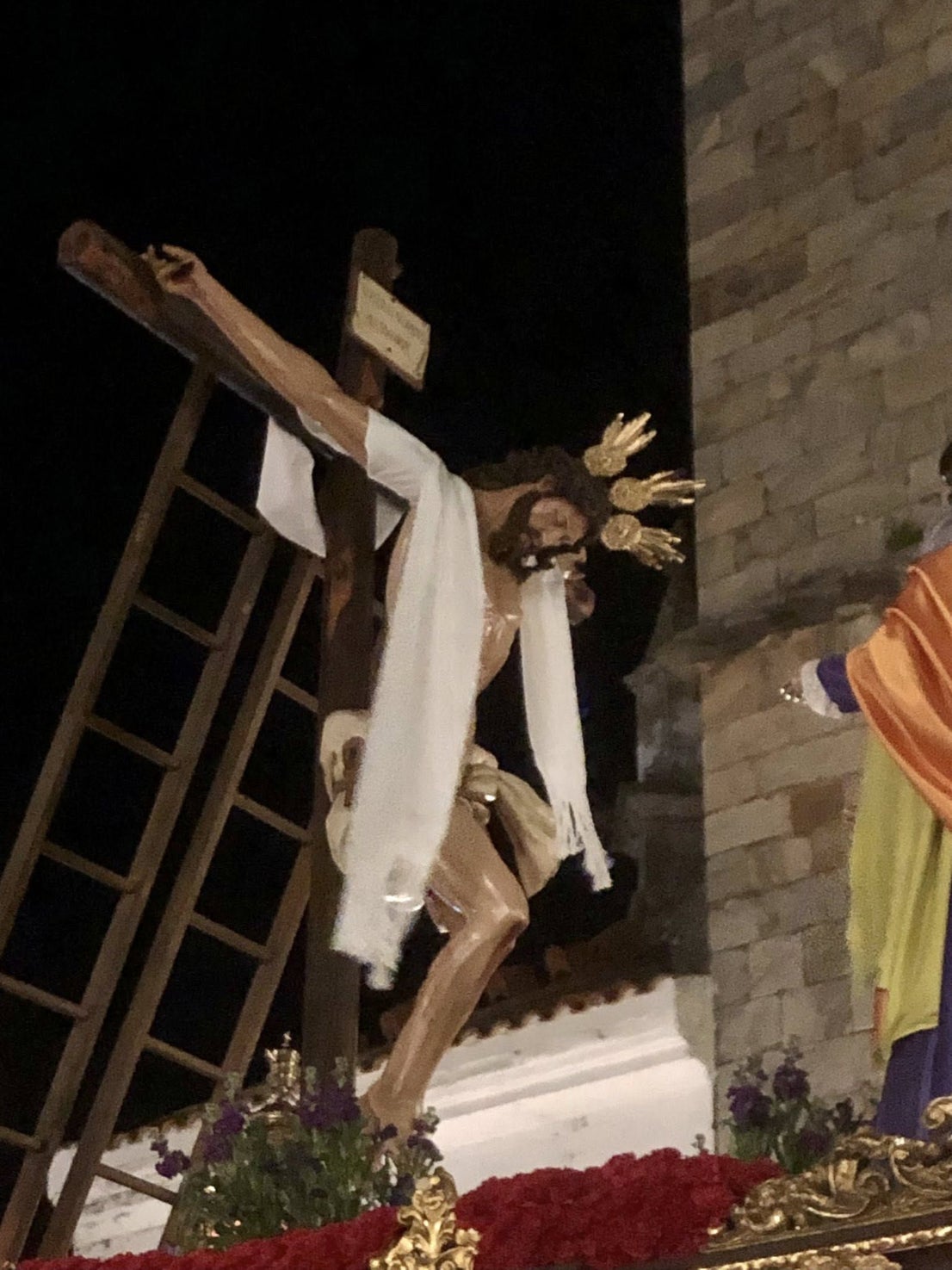 El descendimiento de Cristo marcó el jueves Santo