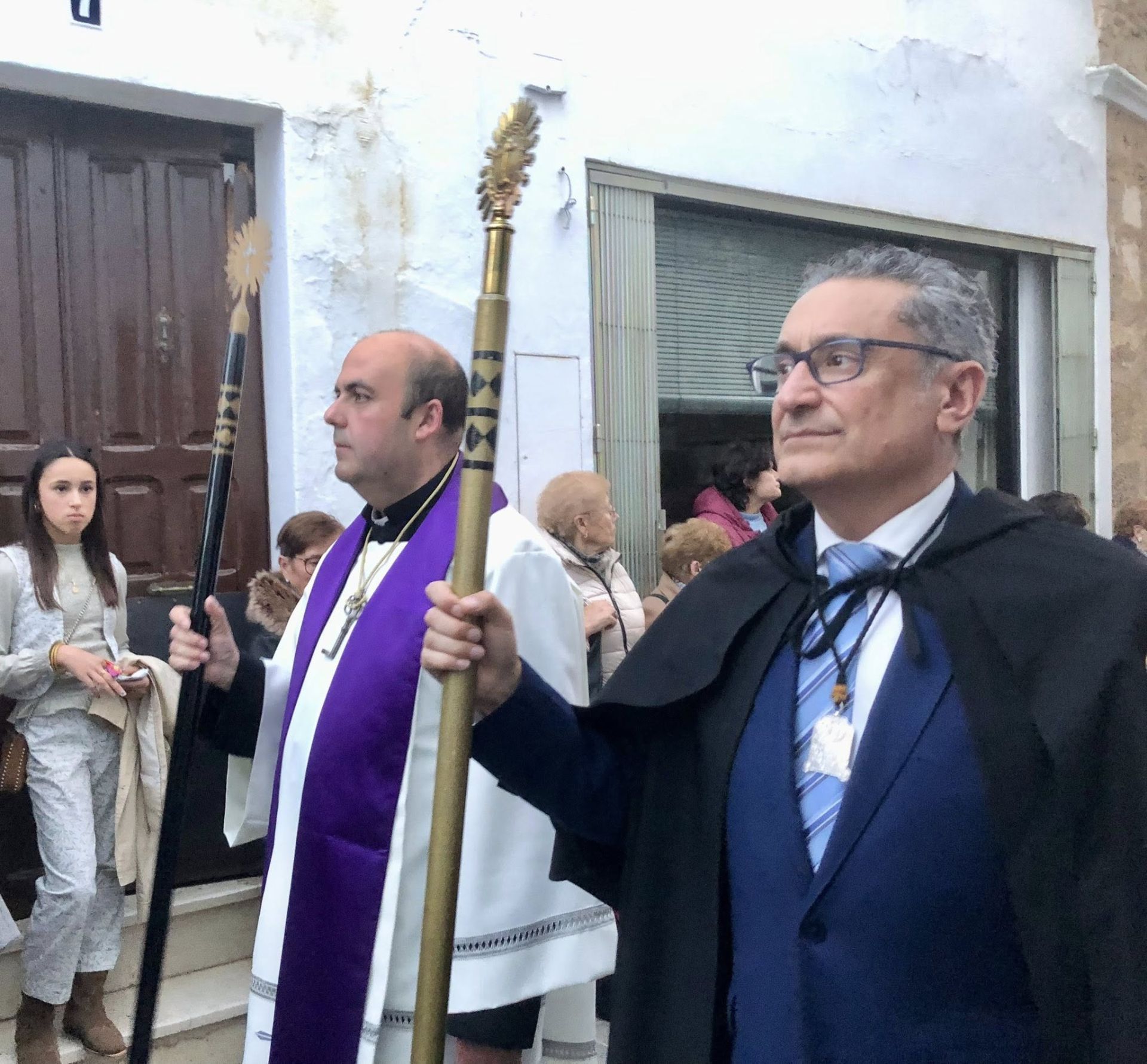 La procesión de las Banderas, única en España, volvió a recorrer Olivenza
