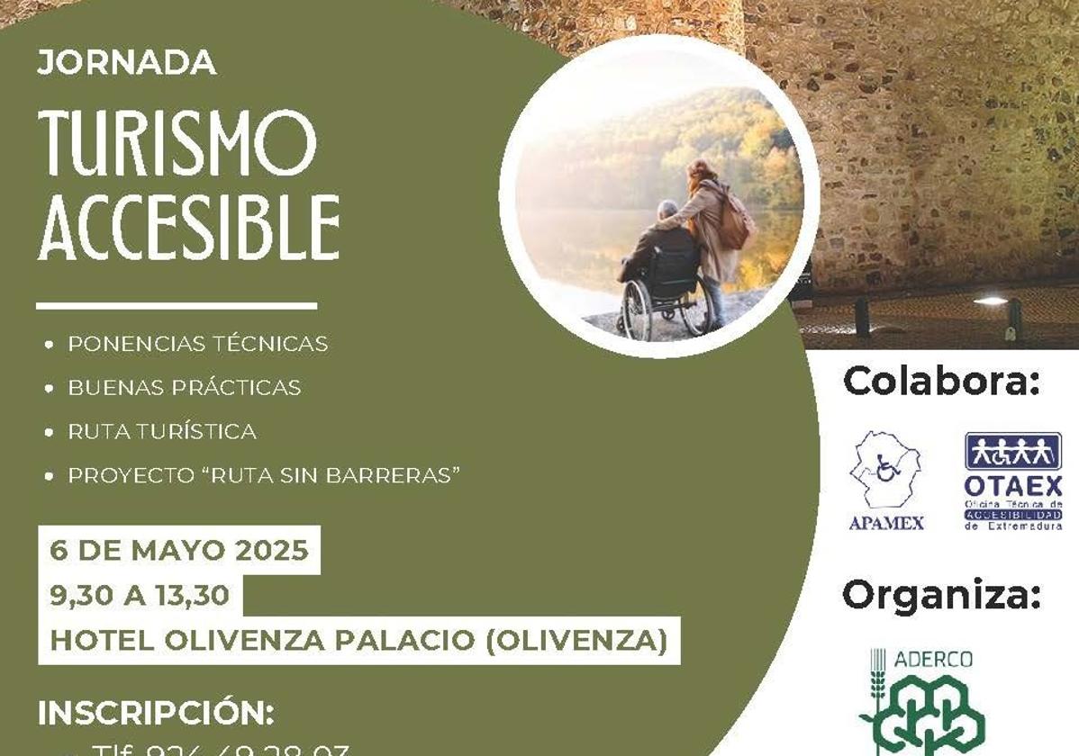 Aderco organiza una Jornada sobre Turismo Accesible en la Comarca de Olivenza