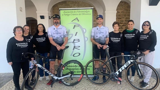 Dos ciclistas locales harán la ruta a Santiago para recaudar fondos para Afibrol