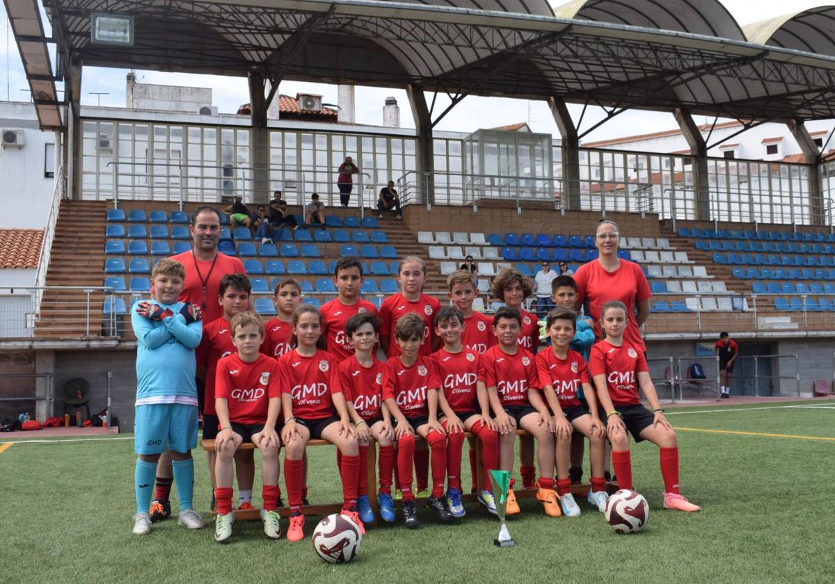El equipo ganador.