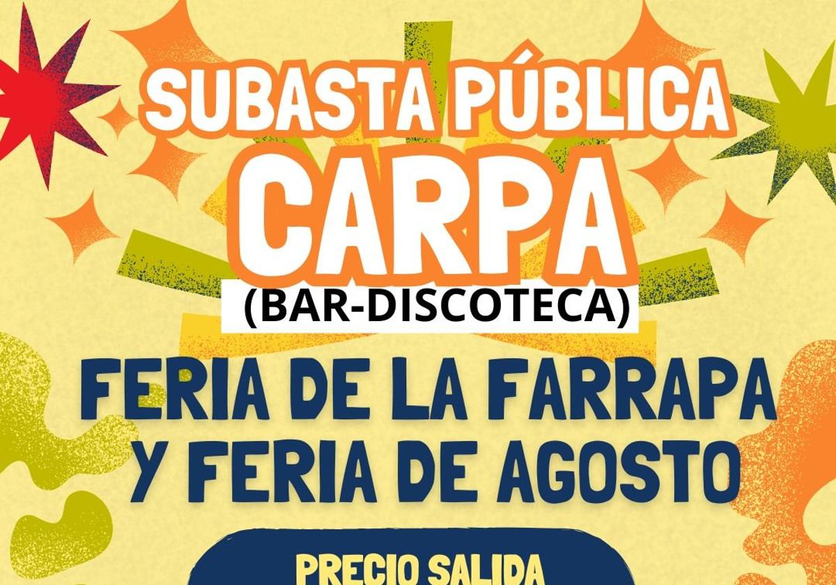 Sale a licitación la carpa de las Ferias de La Farrapa y de Olivenza