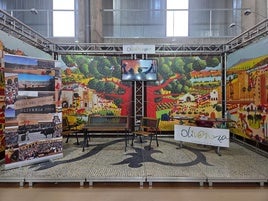 Stand institucional del Ayuntamiento de Olivenza en Ecuextre.