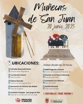 10 peleles confeccionados por asociaciones y vecinos participan en las Muñecas de San Juan