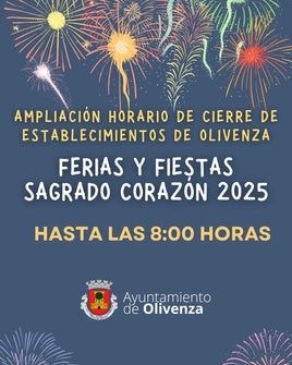 Autorizada la ampliación de horarios para establecimientos públicos durante las Ferias y Fiestas de la Farrapa