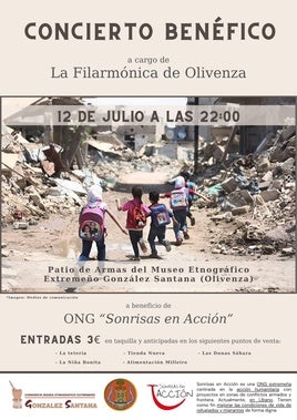 La Filarmónica de Olivenza ofrecerá un concierto solidario a favor de 'Sonrisas en Acción'