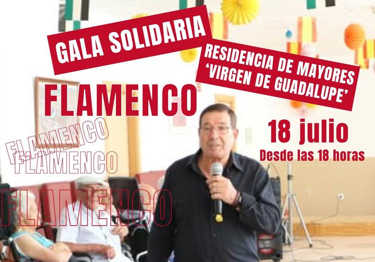 Flamenco solidario para las personas mayores de la residencia 'Virgen de Guadalupe'