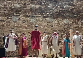 Un momento de la representación.