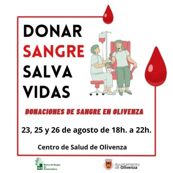 El Banco de Sangre realizará extracciones para disponer de reservas
